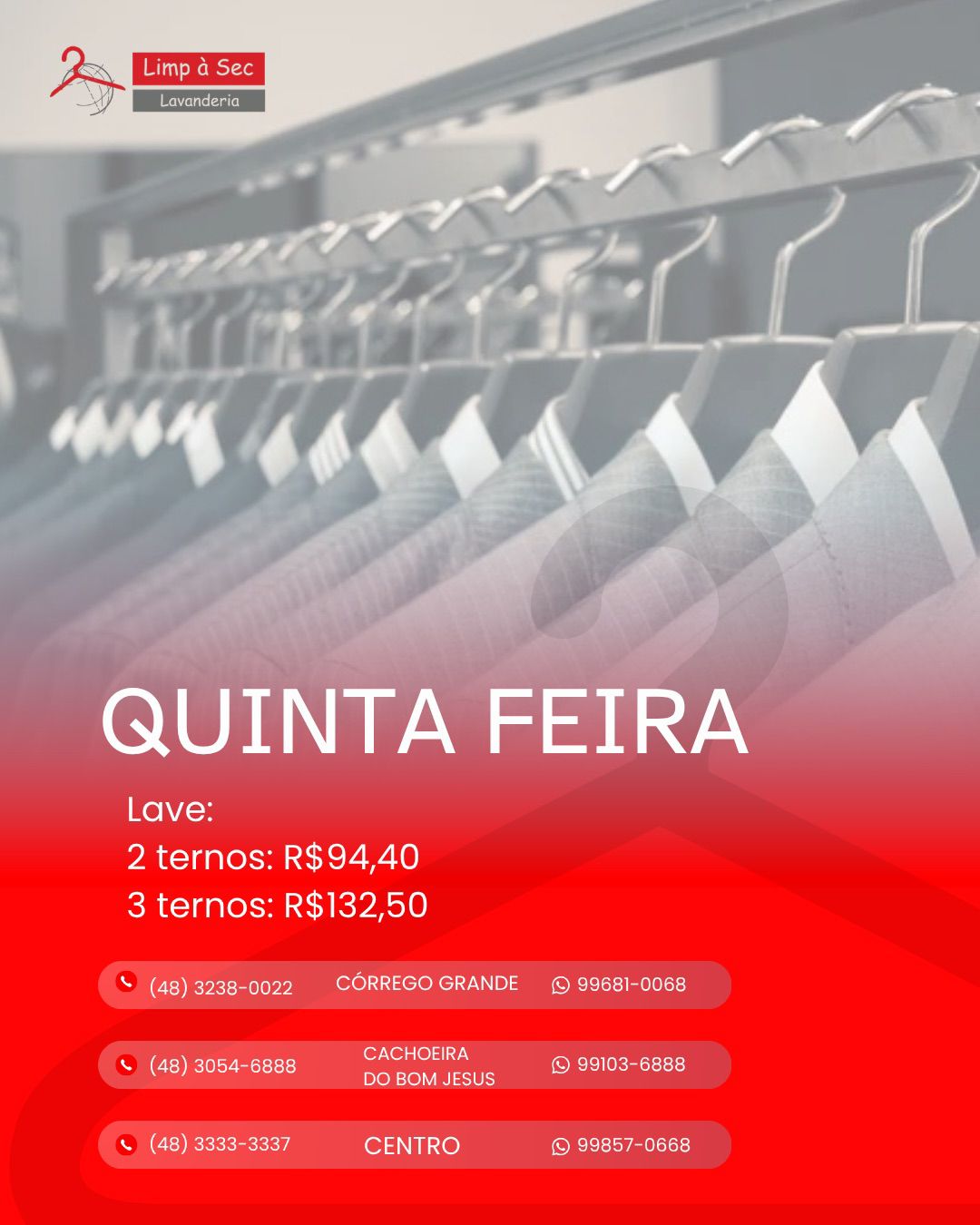 Promoção de Quinta-feira — Ternos em combo